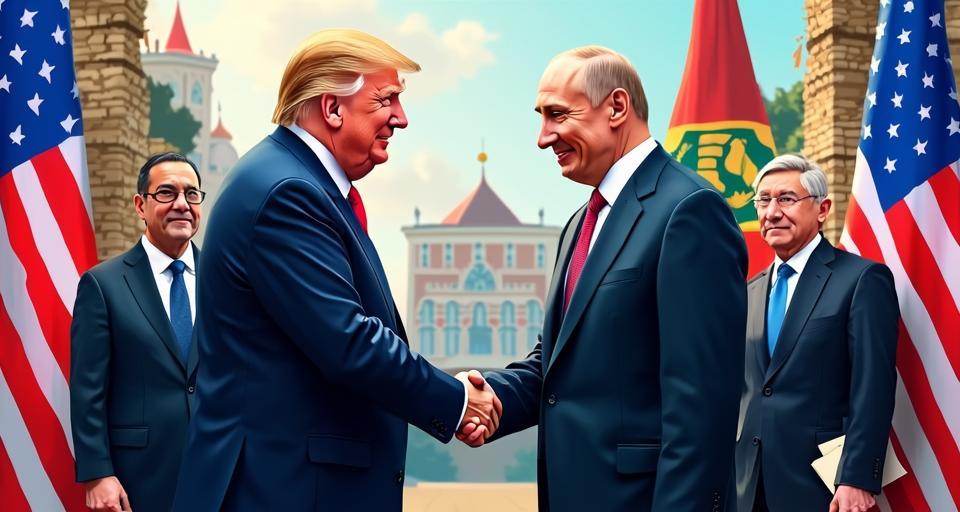 特朗普曬與普京合照對比歷史圖片,美媒解讀為對俄強硬信號