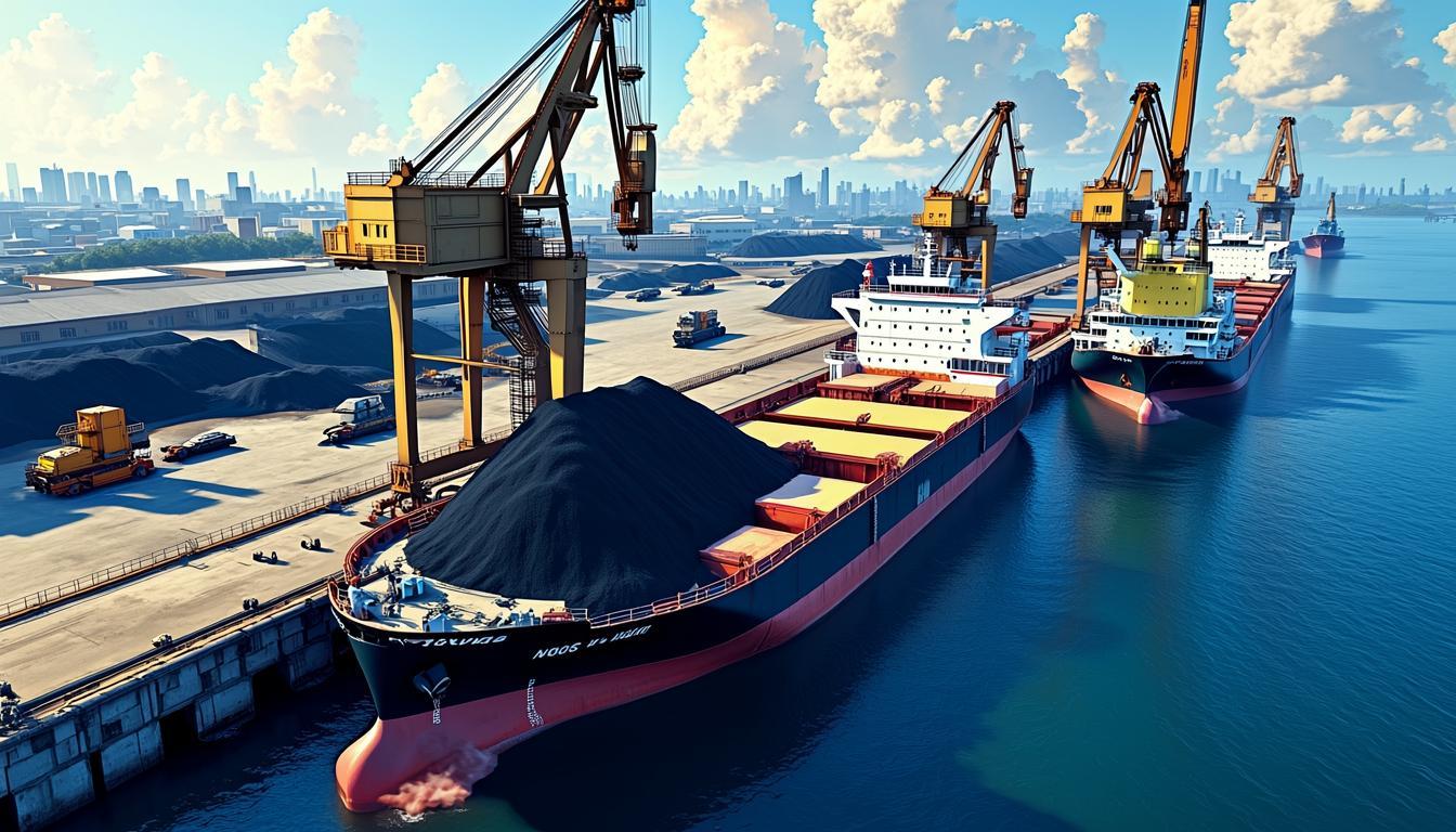 NCN投資1.4萬億印尼盾在亞齊建設煤炭港口,年出口1200萬噸并帶動5900億地方經濟收益