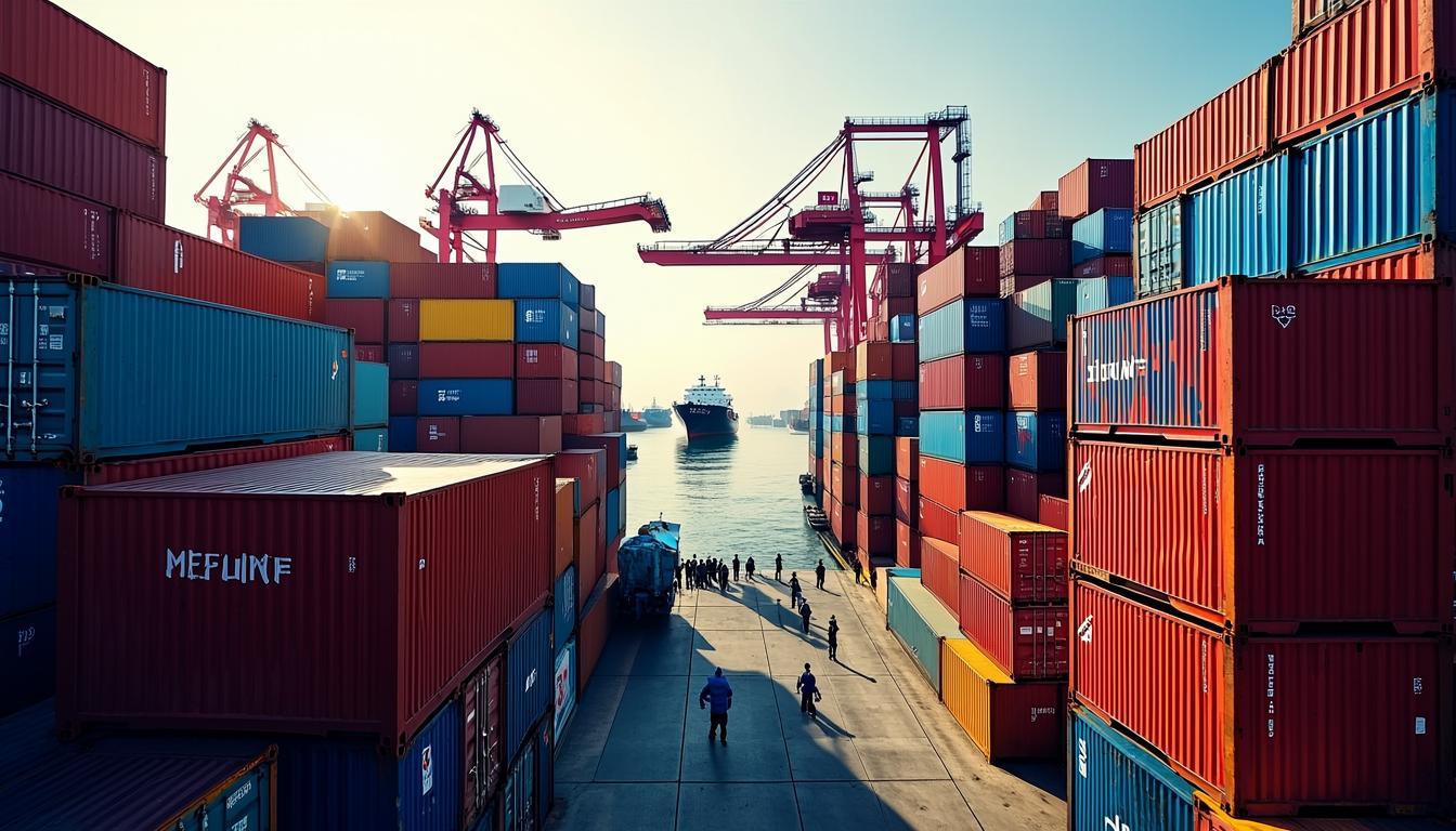 美國11月進口箱量環比下降5.4%